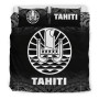 Tahiti Duvet Cover Set - Black Fog Style 1