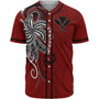 Hawaii Kanaka Maoli Baseball Shirt - Abstract Style