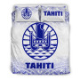 Tahiti Duvet Cover Set - Blue Fog Style 2