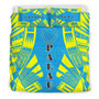 Palau Duvet Cover Set - Polynesian Tattoo Flag 1
