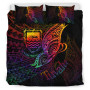 Tahiti Duvet Cover Set - Polynesian Tattoo Flag 4