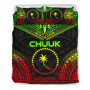 Chuuk Polynesian Chief Duvet Cover Set - Reggae Version 1