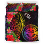 Federated States Of Micronesia Bedding Set - Leaves And Turtles 5