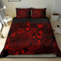 Marshall Islands Polynesian Bedding Set - Red Turtle 4