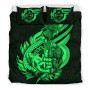 Polynesian Bedding Set - Fiji Duvet Cover Set Father And Son Green 2