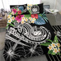 Polynesian Bedding Set - Guam Duvet Cover Set - Pattern With Seal Blue Version 6