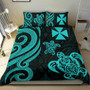 Wallis And Futuna Bedding Set - Turquoise Tentacle Turtle 1