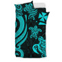 Wallis And Futuna Bedding Set - Turquoise Tentacle Turtle 2