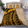 Polynesian Bedding Set - Niue Duvet Cover Set Black Color 6