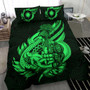 Polynesian Bedding Set - Marshall Islands Duvet Cover Set Father And Son Green 1