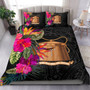 Tahiti Duvet Cover Set - Tahiti Coat Of Arms & Wave Style 2 5