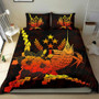 Kosrae Micronesia Bedding Set - Swordfish With Hibiscus 2