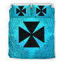 Wallis And Futuna Duvet Cover Set - Wallis And Futuna Coat Of Arms Turquoise 2