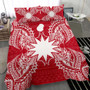 Polynesian Duvet Cover - Guam Bedding Set - Red Turtle Flowing 6