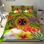 Polynesian Duvet Cover Set - Fiji Bedding Set Ocean Turtle Hibiscus 5