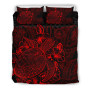 Polynesian Bedding Set - Palau Duvet Cover Set Red Color 2