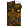 Polynesian Bedding Set - Nauru Duvet Cover Set Gold Color 3