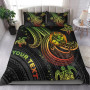 Tonga Custom Personalised Bedding Set - Reggae Turtle 1