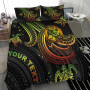 Wallis And Futuna Custom Personalised Bedding Set - Vintage Tribal Mountain 6