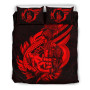 Polynesian Bedding Set - New Caledonia Duvet Cover Set Father And Son Red 3