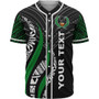 Pohnpei Polynesian Custom Personalised Baseball Shirt - Pohnpei Strong Fire Pattern