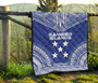 Gambier Islands Premium Quilt - Gambier Islands Flag Polynesian Chief lueag Version 6