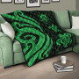 Tuvalu Premium Quilt - Green Tentacle Turtle 3