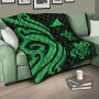 Tokelau Premium Quilt - Green Tentacle Turtle 6