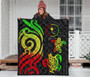 Chuuk Micronesian Premium Quilt - Reggae Tentacle Turtle 3