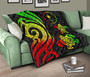 Chuuk Micronesian Premium Quilt - Reggae Tentacle Turtle 10