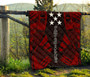 Gambier Islands Premium Quilt - Gambier Islands Flag Polynesian Red Tattoo 8