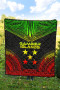 Gambier Islands Premium Quilt - Gambier Islands Flag Polynesian Chief Reggae Version 2