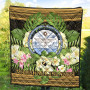 Marshall Islands Premium Quilt - Polynesian Gold Patterns Collection 4