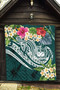 Samoa Polynesian Premium Quilt - Summer Plumeria 6