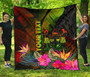 Fiji Polynesian Personalised Premium Quilt -  Hibiscus and Banana Leaves 2