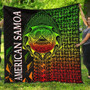 American Samoa Premium Quilt - AS Seal Rocket Style (Reggae) 1