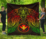 Hawaii Polynesian Premium Quilt - Reggae Kanaka Maoli Turtle Manta Ray 2