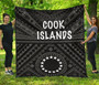 Cook Islands Premium Quilt - Seal With Polynesian Tattoo Style ( Black) 6