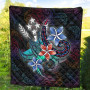 Kosrae State Quilt - Plumeria Flowers Style 4