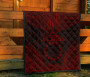 Cook Islands Premium Quilt - Cook Islands Flag Polynesian Chief Red Version 7