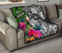 New Caledonia Premium Quilt - Turtle Plumeria Banana Leaf Crest 9