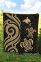 Papua New Guinea Premium Quilt - Gold Tentacle Turtle 4