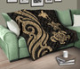 Papua New Guinea Premium Quilt - Gold Tentacle Turtle 10