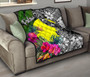 Palau Premium Quilt - Turtle Plumeria Banana Leaf 9