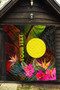 Palau Polynesian Personalised Premium Quilt -  Hibiscus and Banana Leaves 6