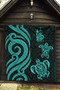 New Caledonia Premium Quilt - Turquoise Tentacle Turtle 5