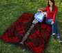 New Caledonia Premium Quilt - New Caledonia Coat Of Arms Polynesian Red Tattoo 6