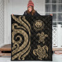 Federated States of Micronesia Premium Quilt - Gold Tentacle Turtle 6
