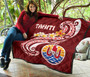 Tahiti Premium Quilt - Tahiti Seal Polynesian Patterns Plumeria 3