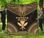 Hawaii Premium Quilt - Kanaka Maoli Polynesian Chief Gold Version 1